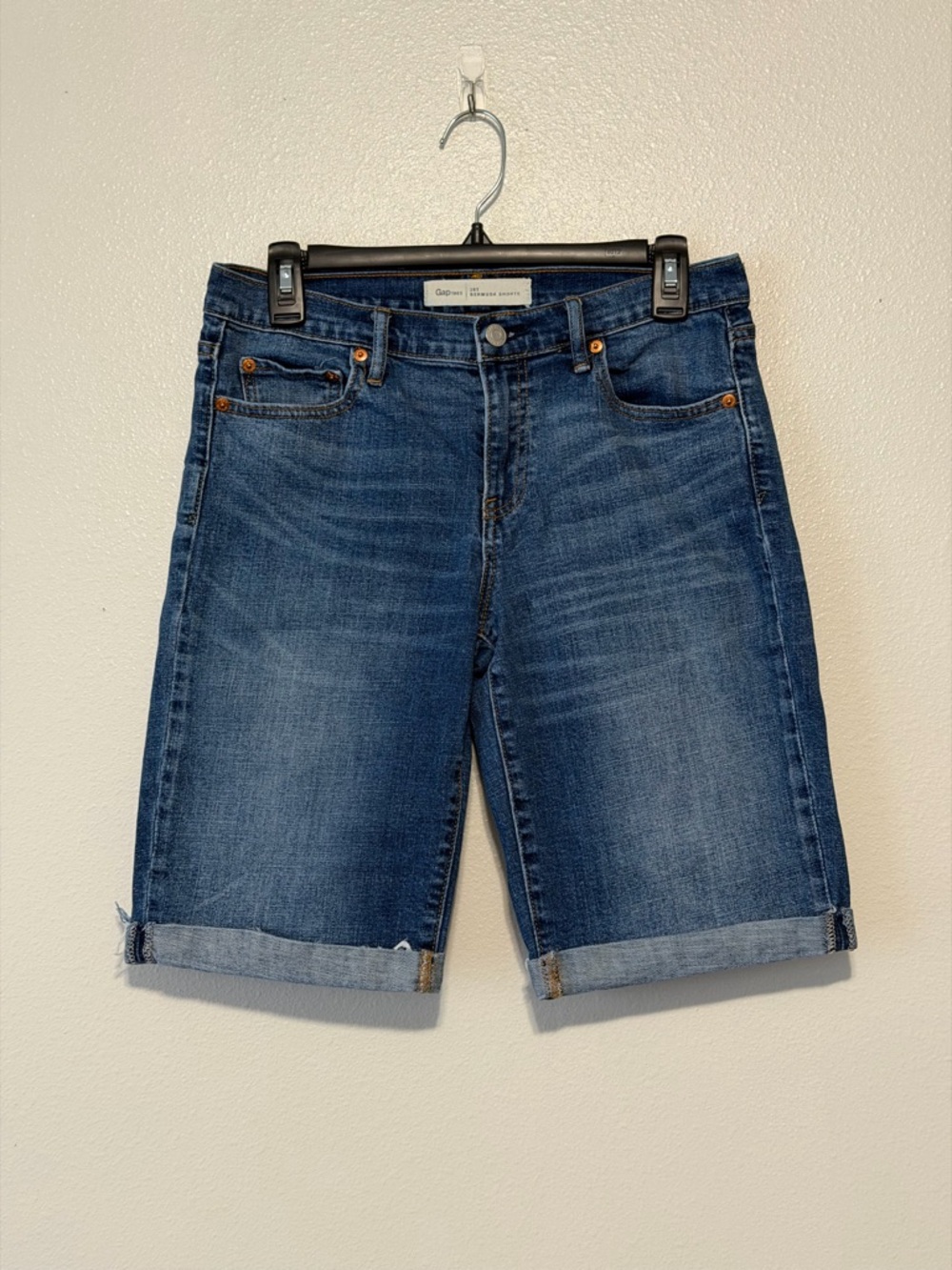 GAP Dark Blue Denim Bermuda Shorts
